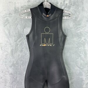 Ironman Instinct Sleeveless Wetsuit Triathlon Womens Black Blue Size WM